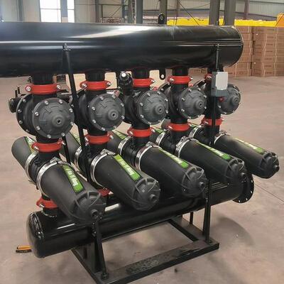 业灌农溉水肥一体3寸片过滤器叠反化冲洗叠片耐DEG压自清洗全自动