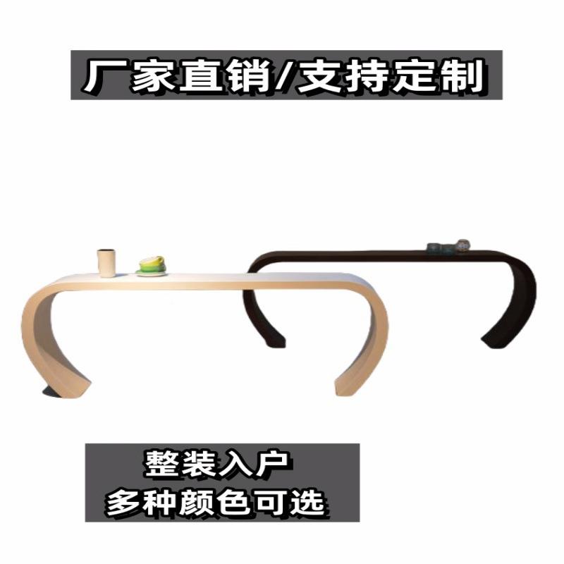 诧风烤条漆玄寂关桌实W-85木案台桃木色玄关柜端景胡台艺术装饰台