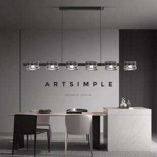 吧意极简餐厅吊灯现代简约轻奢D2058高光端全式谱餐桌台岛台新款