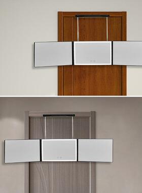 镜三面LED触PLM摸屏化妆发镜挂立镜大尺光寸高清镜面折叠三色光