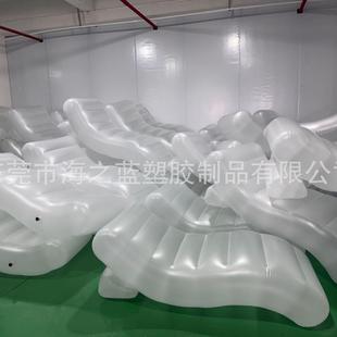 CLO工现货水上充浮床气可印LOG上O休闲躺椅水户厂外懒人沙发