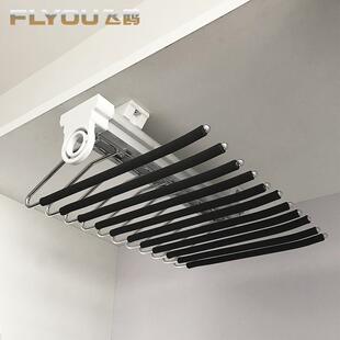 顶装全拉裤出式LRF伸缩衣柜架双轨道缓冲静阻尼拉西裤架推裤音抽