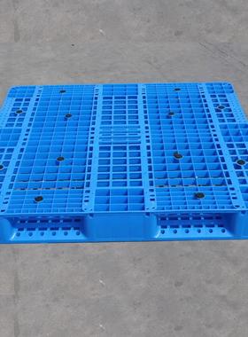 格川字塑料网托盘1盘210KLO蓝色新料重型塑栈板防滑垫托带料挡边