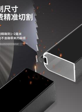 衣柜挂衣杆衣杆铝合YRB金黑色转角柜内横晾衣杆加厚顶吊通装衣橱