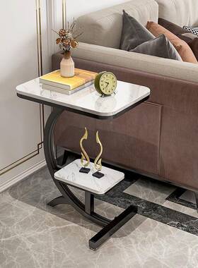 边小板方桌沙发边柜边柜床头小桌子轻奢角几小茶几VRK迷你岩艺术