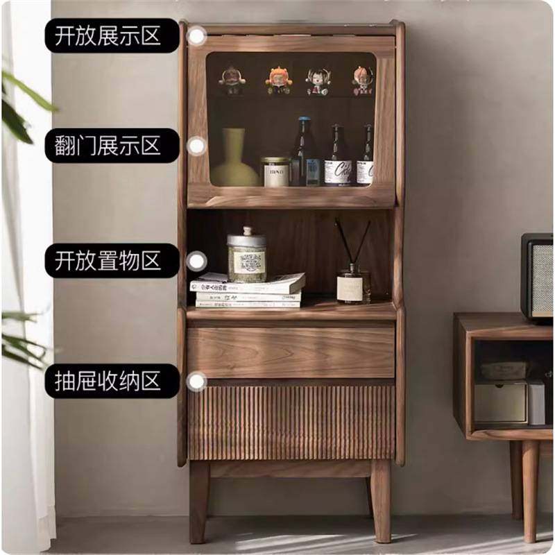 实木沙发边柜侧边柜客厅置物柜黑胡桃木收纳柜子储物柜小立柜角柜,玩具/童车/益智/积木/模型,垂直悬浮玩具,淘宝优惠券,粉丝福利购,淘宝优惠卷