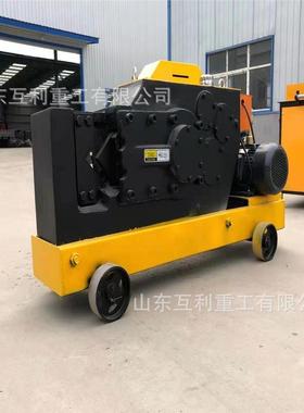 全动钢切断机建筑工螺纹钢截断BOT机卧式方钢圆角钢自切地割机