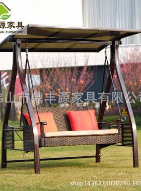 外秋千摇椅庭院吊家用编WLB藤铁篮艺网铁艺吊椅阳红台双室人外秋