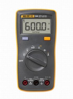 福禄克（FLUKE)106 掌上数字万用表 600V 一年保修 FLUKE-106 CHI