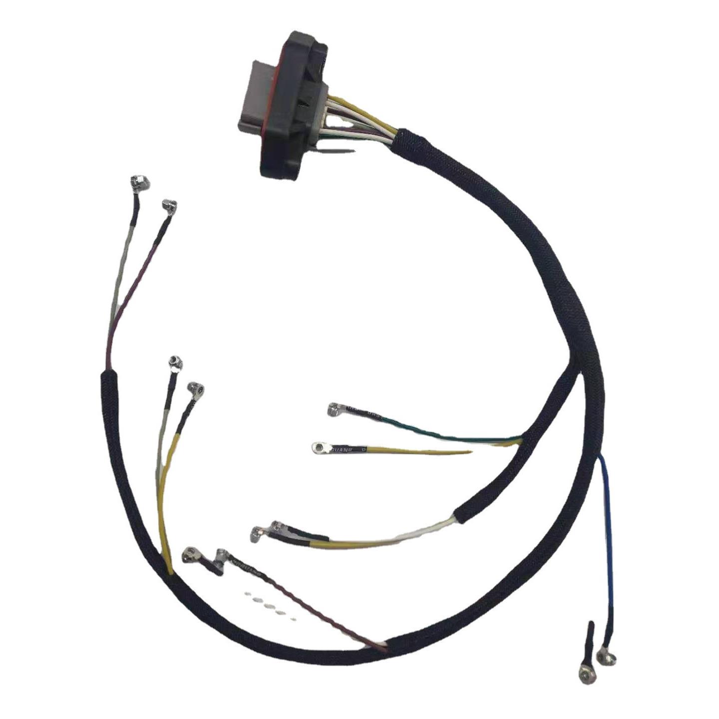 挖掘机适用卡特345C/345D/349D C13电喷发动机喷油嘴线束372-4548