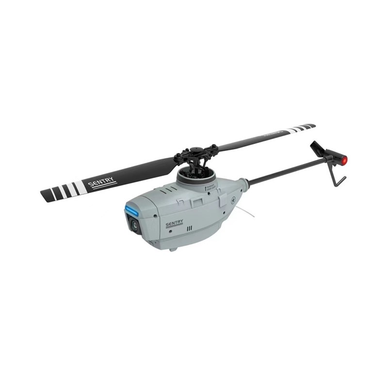 单桨无副翼侦察直升机C7黑蜂无人机定高光流定位带摄像遥控飞机