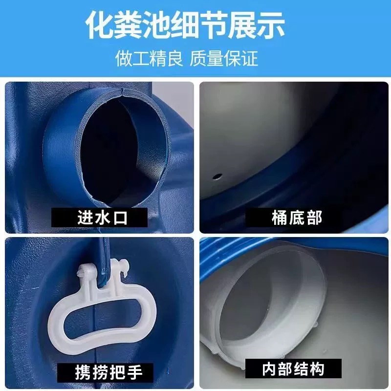 玻璃钢化粪池家用新农村三格厕所污水化粪池罐立方隔油成品加厚桶