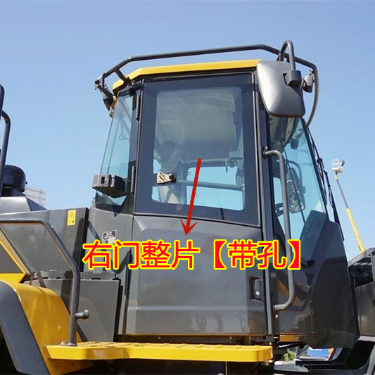 柳工8H装载机前挡风玻璃8H/855N/85H堆高机左右前侧门上下玻璃
