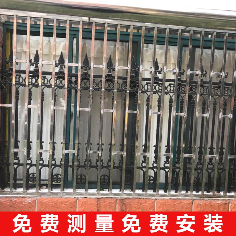 上海30不锈钢防盗窗防护栏防护网阳台花架衣架雨棚定制量大价优