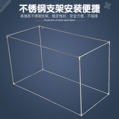 蚊帐支架杆 可伸缩 学生女寝室宿舍遮光床架上铺带架子0.9m床帘床