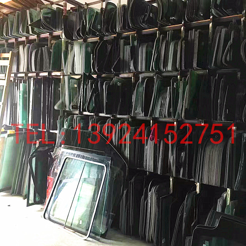 挖掘机驾驶室玻璃徐工XE75D/D/85D门窗前档上下左右后挡风玻璃