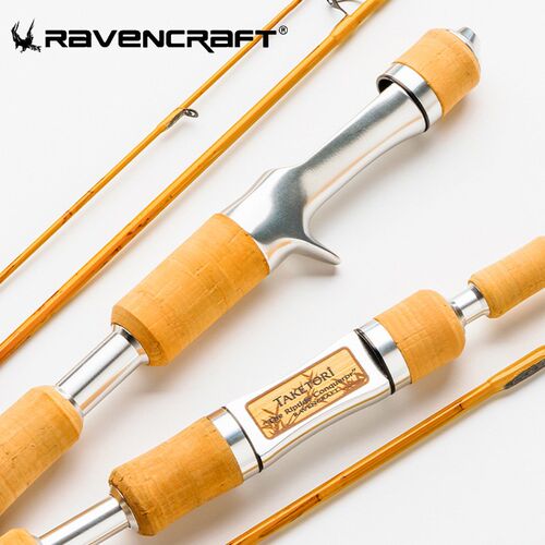 鸦语Ravencraft竹取溪流竿弹射微物路亚马口鳟鱼超轻量野钓多节竿
