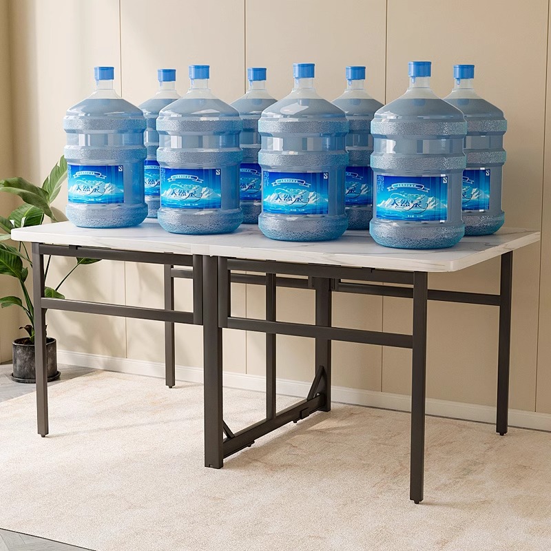 餐桌折叠桌家用小户型多功能饭桌可折叠吃饭桌子简约商用长方桌