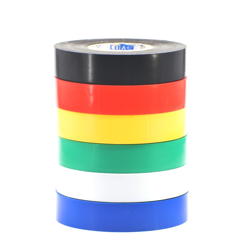 电工胶带防水pvc绝缘胶带超粘耐高温阻燃黑色电气配件电胶布