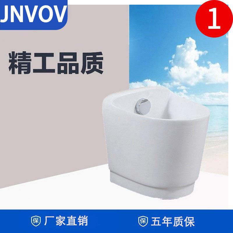 厂家直销家用拖把池阳台墩布池拖把盘陶瓷全铜自动式下水地拖布桶