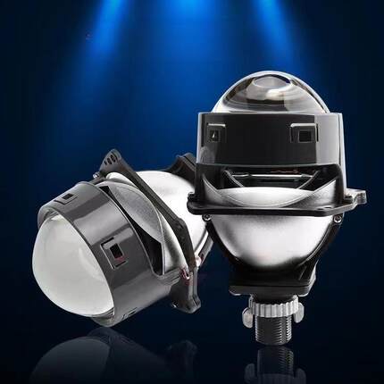 大灯3寸LED双光透镜 无损通用改装H4H7 9005 9006远近光一体