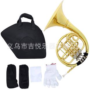 SLADE三键单排圆号降Bb调分体式儿童圆号乐团演奏专业法国号漆金