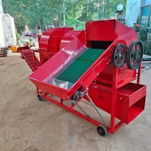 干湿花生果秧分离机价格 1160中型花生摘果机 移动柴油花生打果机