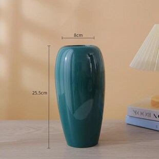 银柳真花鲜枝陶瓷花瓶摆件客厅插花桌面室内装饰干花冬青红果专用