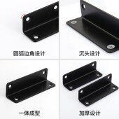 不锈钢加长角码 90度直角层板托支架加加固桌椅腿连接件角铁固定件