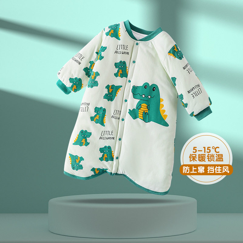 婴儿冬款睡袋加厚保暖无骨棉衣分腿睡衣男女宝连身长袖睡袍防踢被,童装/婴儿装/亲子装,家居裙/睡裙,淘宝优惠券,粉丝福利购,淘宝优惠卷