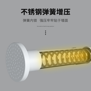 免打孔伸缩杆窗帘挂杆浴帘杆门帘杆卧室衣柜撑杆阳台不锈钢晾衣架
