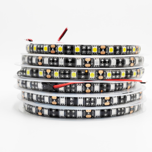 LED低压灯带12V5050贴片家用柜台装 修 饰黑色软板灯条氛围吊顶装