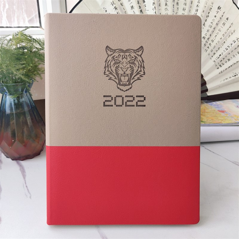 2022年效率手册B5/16K日程本年历本计划笔记本加厚大号工作手册36