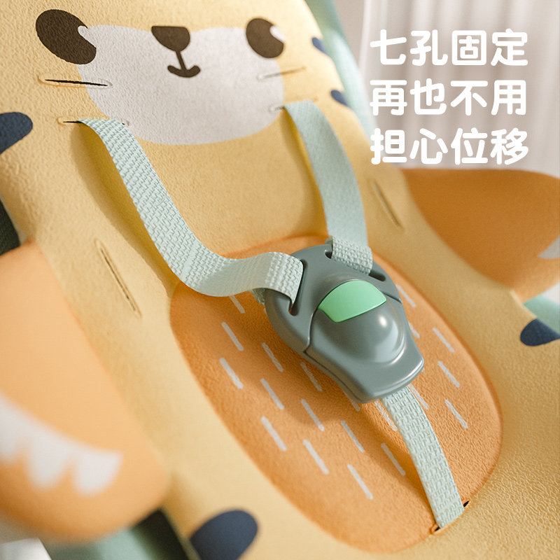 吖萌婴儿车垫子推车棉垫坐垫宝宝纯棉溜娃座椅四季通用保暖款靠垫