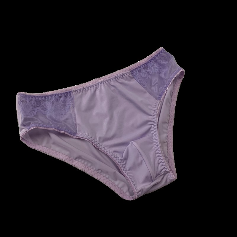 时尚日单新款男丝滑弹力缎面丝柔软贴身面料女版男士日常性感内裤