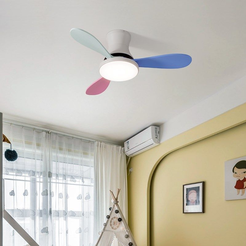 风扇灯奶油风吸顶实木静音客厅卧室餐厅儿童房北欧实木护眼吊灯具,家装灯饰光源,卧室/书房吊灯,淘宝优惠券,粉丝福利购,淘宝优惠卷