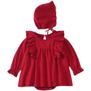 百天宝宝服装新生婴儿公主裙满月服周岁礼服裙子生日抓周衣服秋装