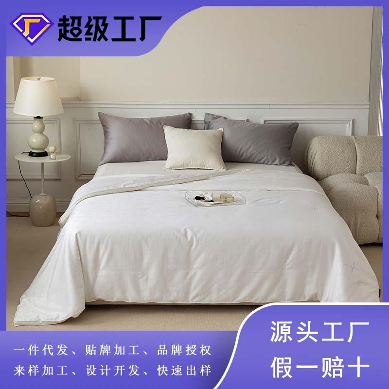 美来双宫茧桑蚕丝被芯喜婚礼庆桐乡厂家蚕丝被婚庆蚕丝被