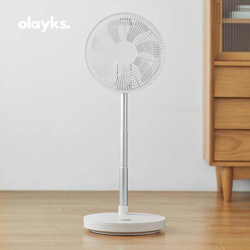 olayks欧莱克折叠落地电风扇台式家用伸缩立式大风力空气循环扇图片