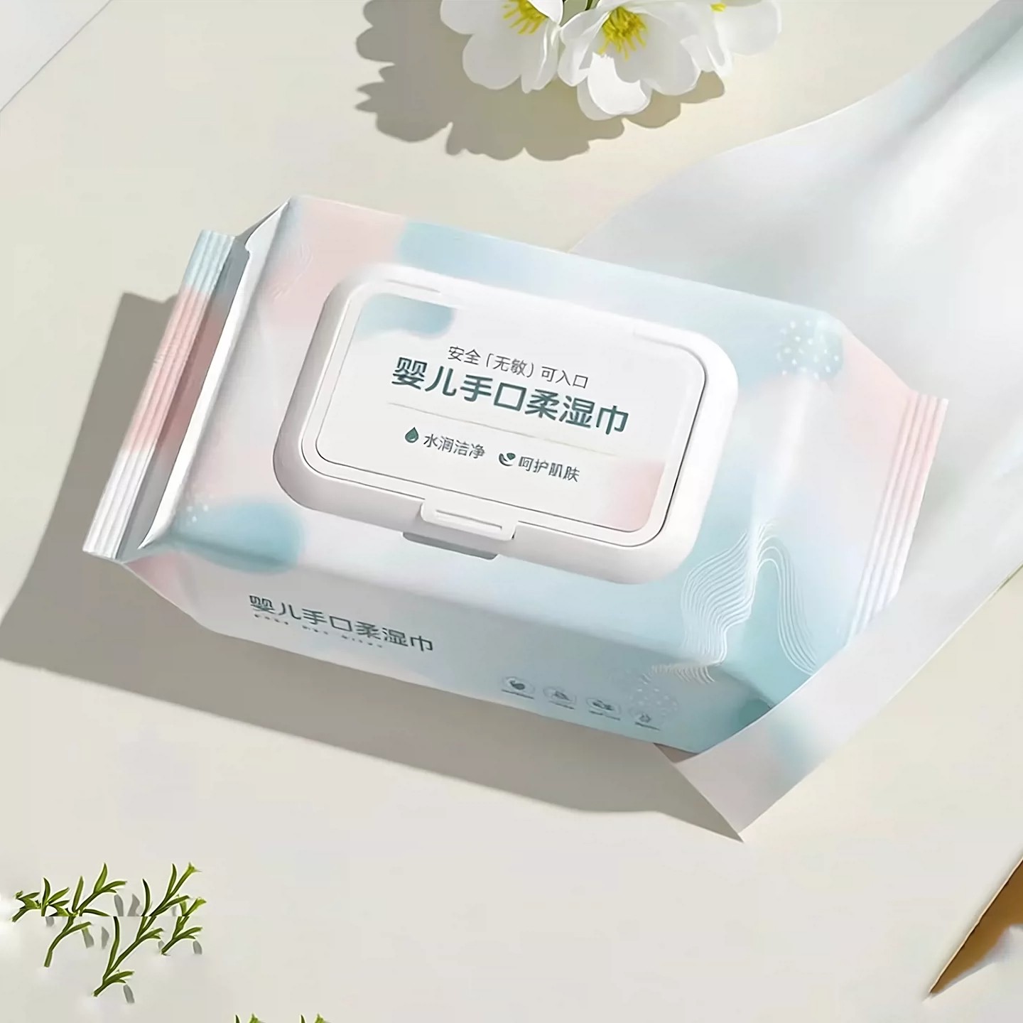 婴幼儿手口专用大包可湿水湿巾