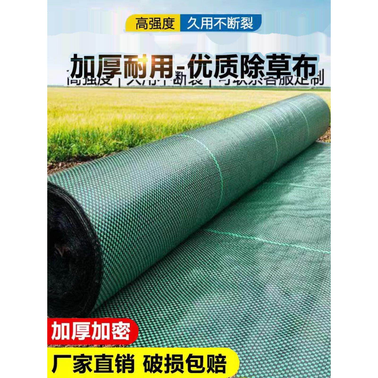 防草布除草布耐用加厚庭院果园艺地布地膜厂家直销新型生态黑绿色