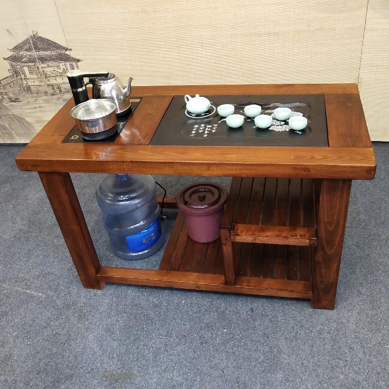 实木家庭茶几客厅小公寓茶几办公室小茶几阳台茶几泡茶综合简单