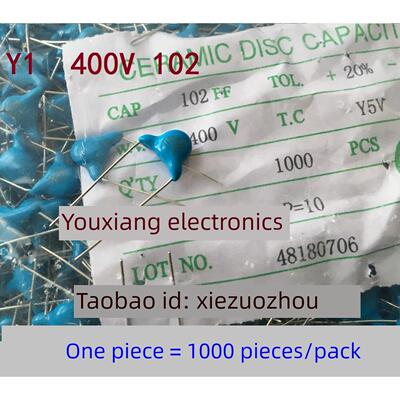 高压瓷片安规Y电容250V/400V 102M 222M 472M 脚距7.5/10MM 整包