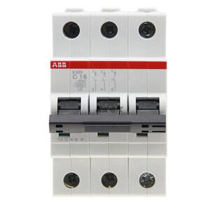 ABB微型断路器S203-C16空气开关 S263-C16 3P16A 交流 开关