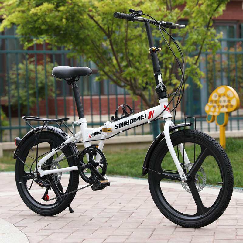 厂家成人学生20寸折叠变速双碟刹自行车轻便便携通勤男女式单车