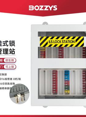 BOZZYS工业安全锁具便携式钥匙管理箱工程停工检修上锁挂锁站SX10