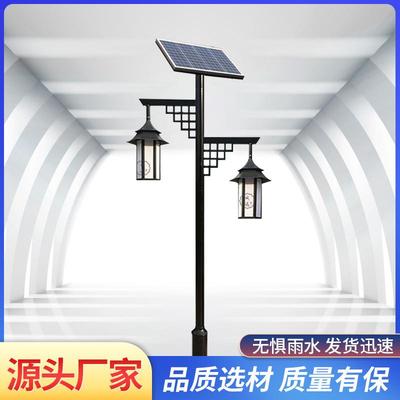 广场方形景观灯3米3.54led户外庭院灯柱别墅园林绿化雕刻铁亚克力