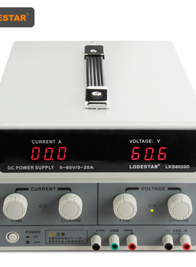 LODESTAR 60V20A开关直流稳压电源 实验室级别电源 LKS6020D