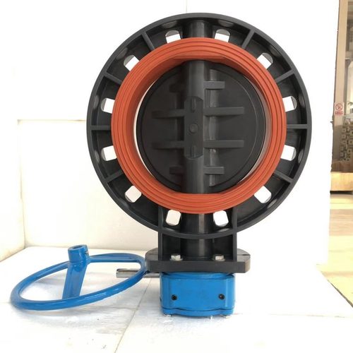 用于污水的管阀UPVC涡轮蝶阀FPM  D371X-6S  DN250  1325元一台