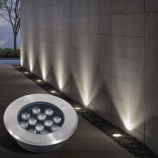 地埋灯超薄led户外防水嵌入式埋灯射灯广场花园不锈钢庭院地灯